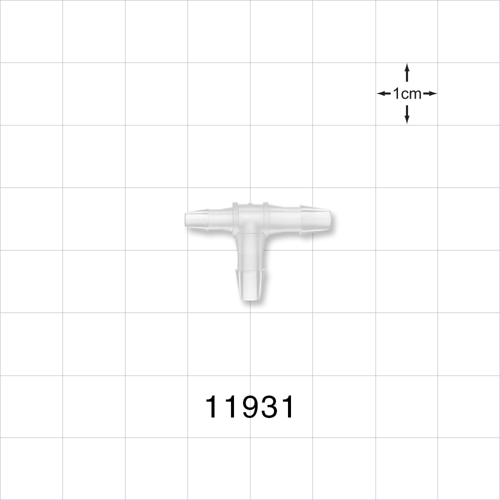 T Connector, Reducer, Barbed, Natural