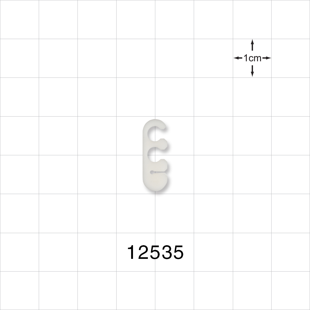 2-Channel Multi-Cavity Clip with Guide Wire Slit, Natural