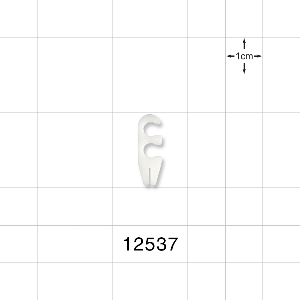 2-Channel Multi-Cavity Clip with Guide Wire Slit, Natural