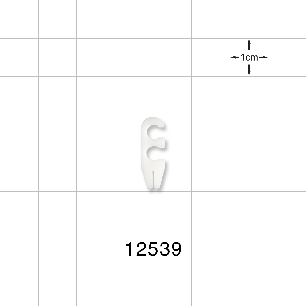 2-Channel Multi-Cavity Clip with Guide Wire Slit, Natural