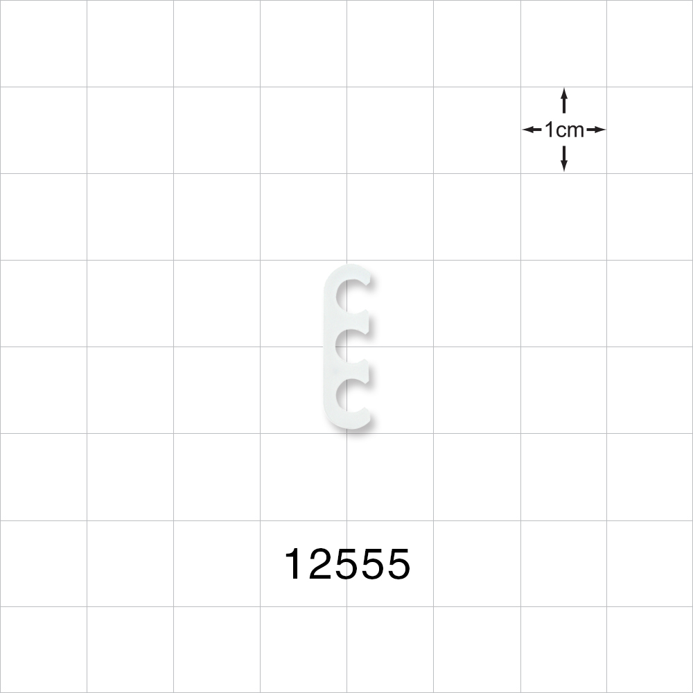 3-Channel Multi-Cavity Clip, Natural