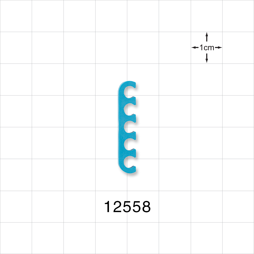 5-Channel Multi-Cavity Clip, Blue