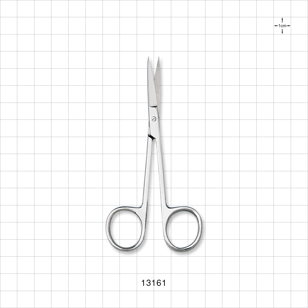 Single-Use Straight Iris Scissors, Mirror Finish