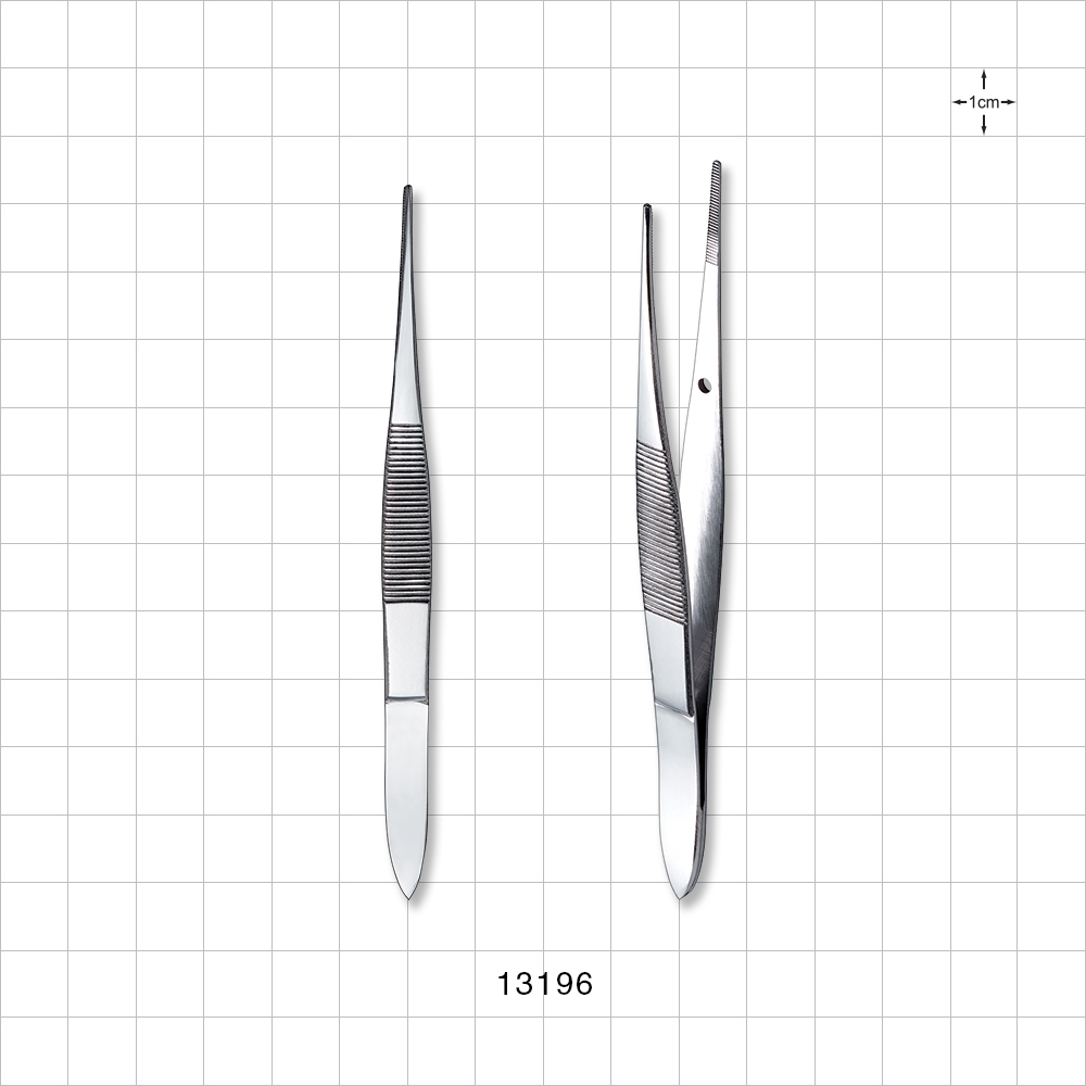 Single Use Adson Forceps, Coated Tips