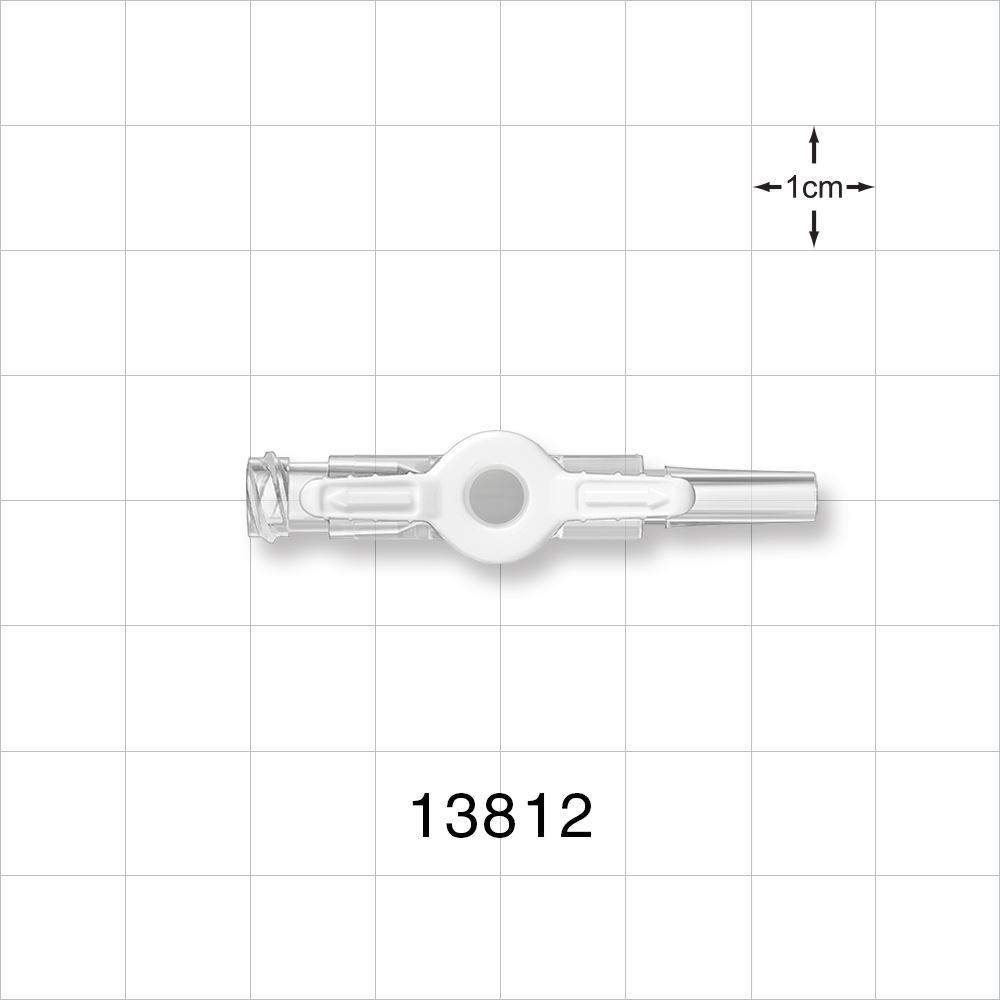 1-Way Stopcock, Female Luer Lock, Male Luer Slip