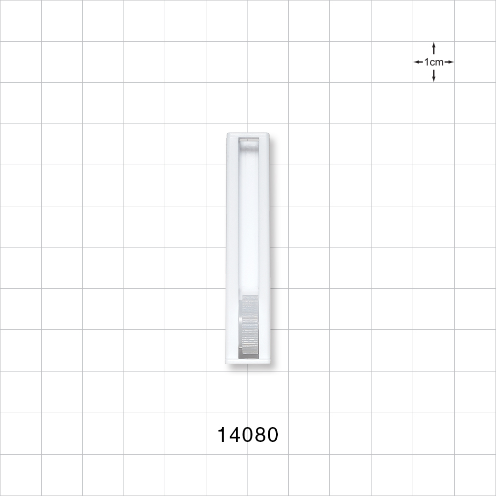 Roller Clamp, White Body, Natural Wheel; Assembled