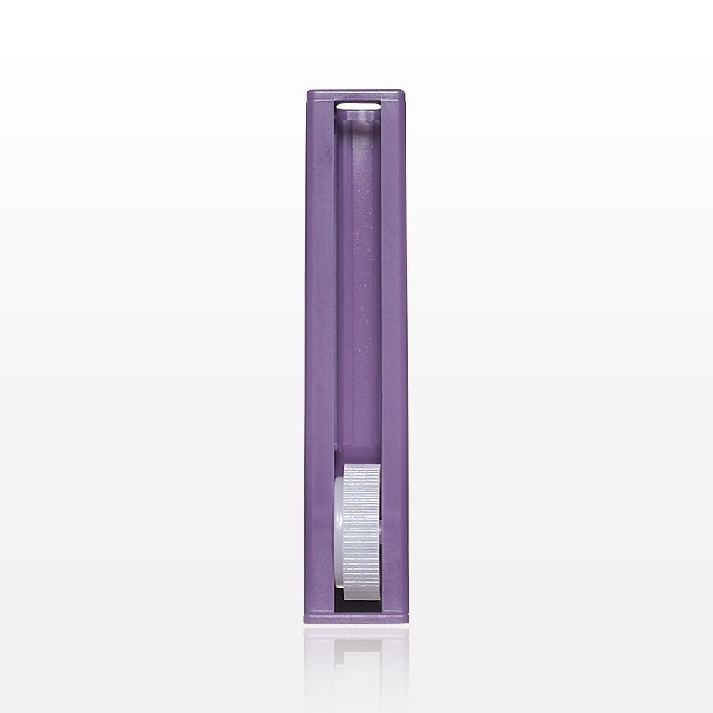 Roller Clamp, Purple Body, Natural Wheel; Assembled