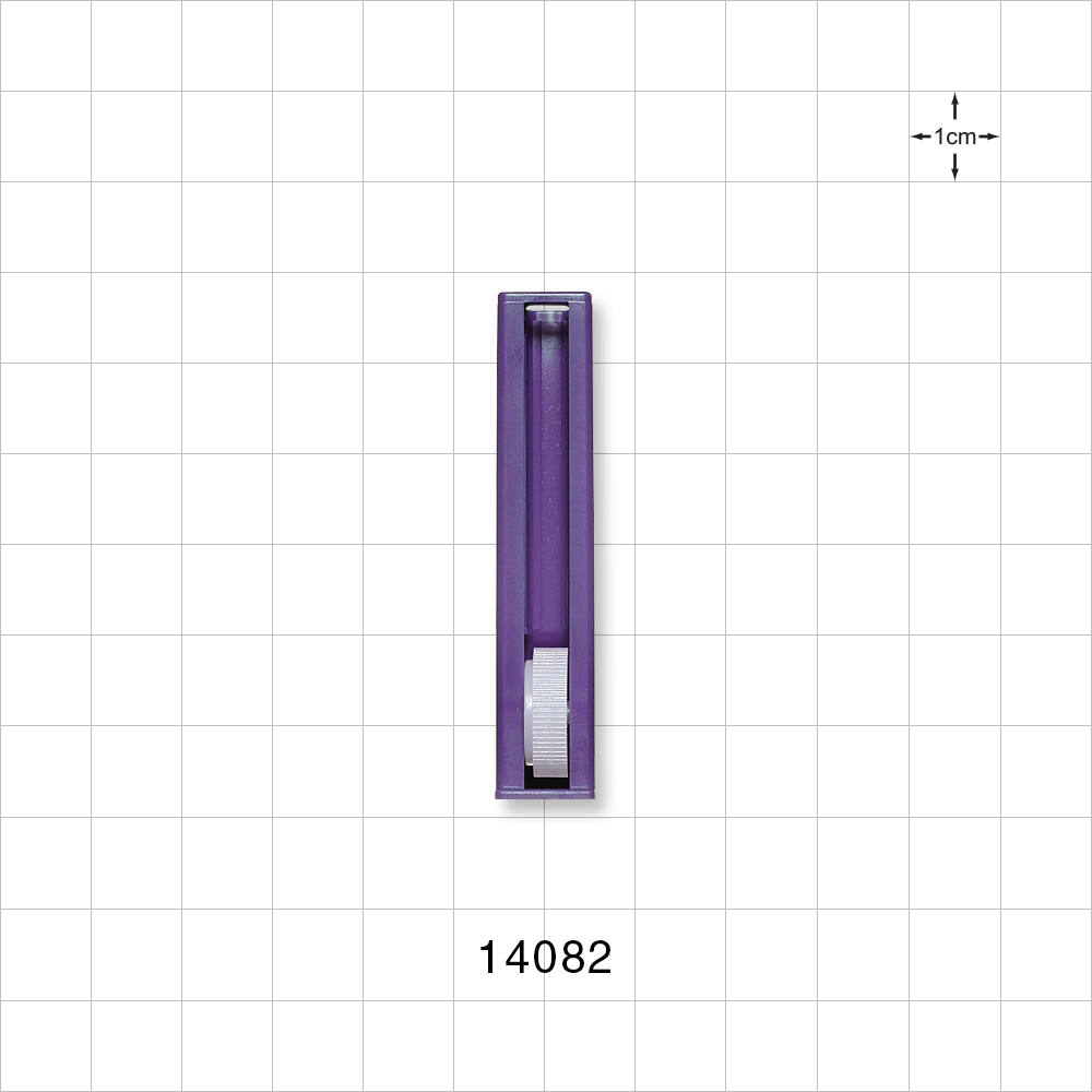 Roller Clamp, Purple Body, Natural Wheel; Assembled