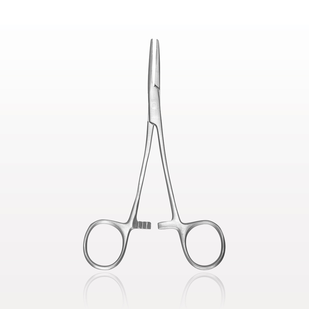 Single-Use Locking Kelly Forceps, Satin Finish