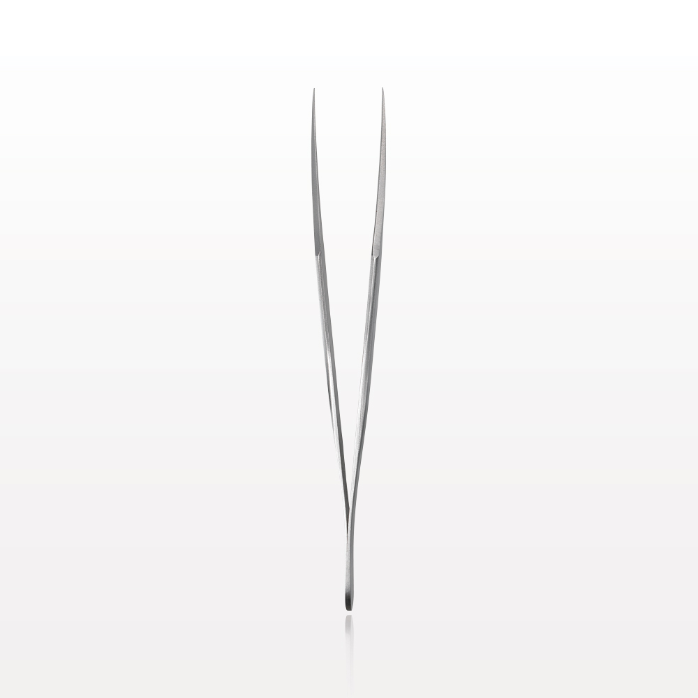 Single-Use Tweezer Forceps, Jewelers #4, Satin Finish