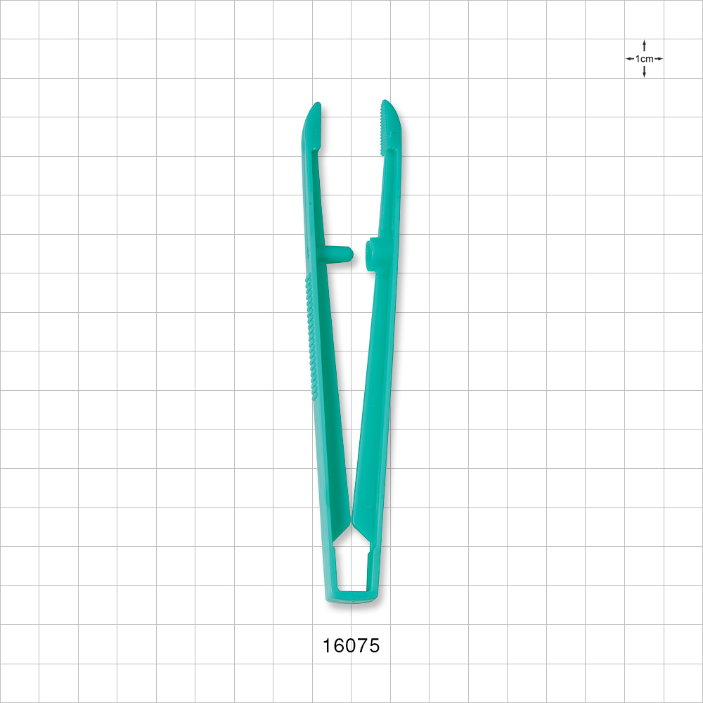 Single-Use Tweezer Forceps, Teal