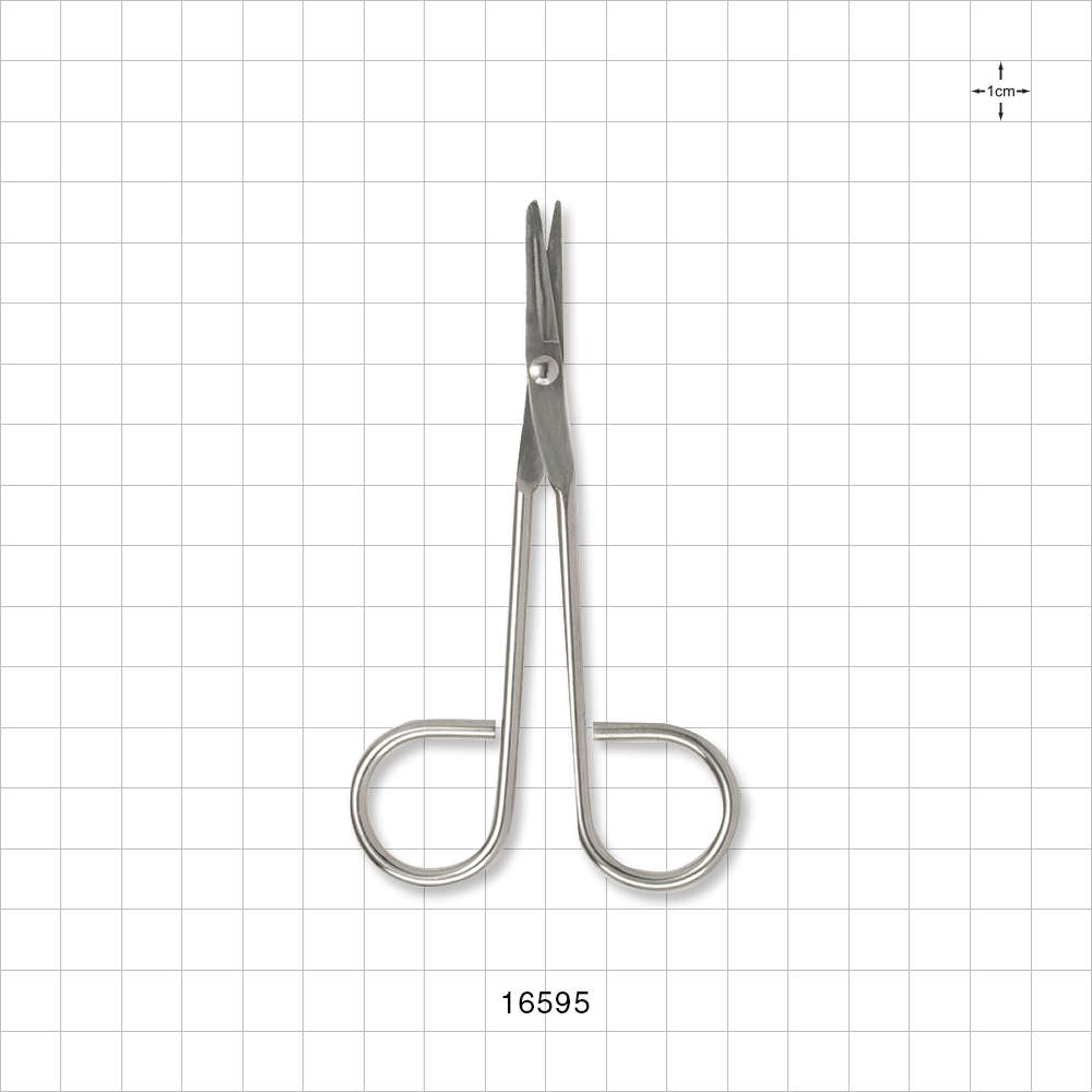 Single-Use Sharp/Blunt Tip Scissors, Mirror Finish