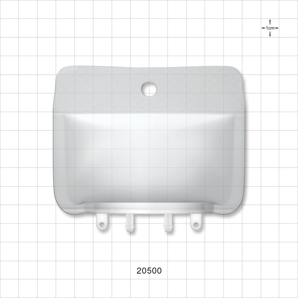 Aramus™ 2D Bag Chamber, 2 Ports, Non-Sterile