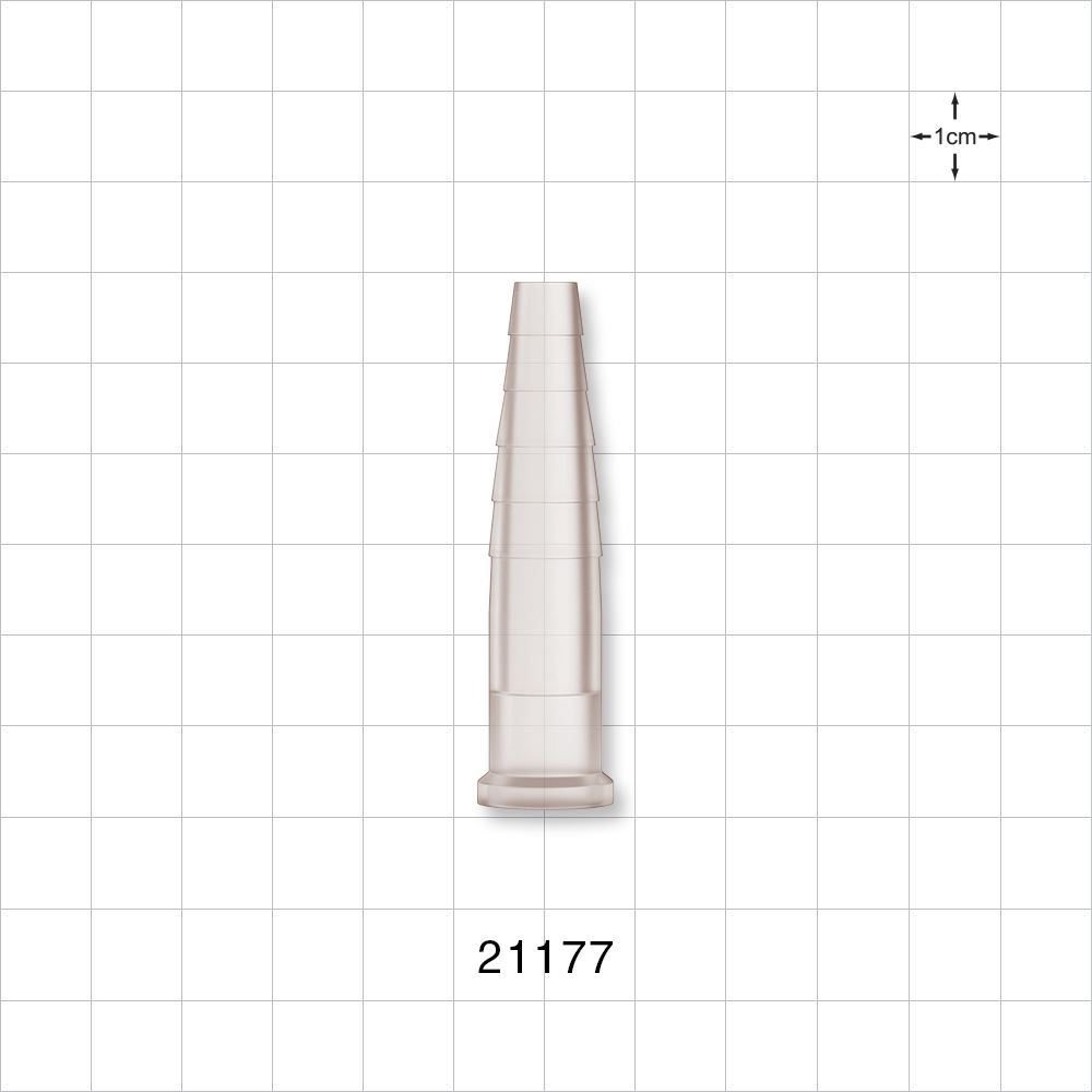 Straight Connector, Reducer, Barbed, Tubing Port, Natural