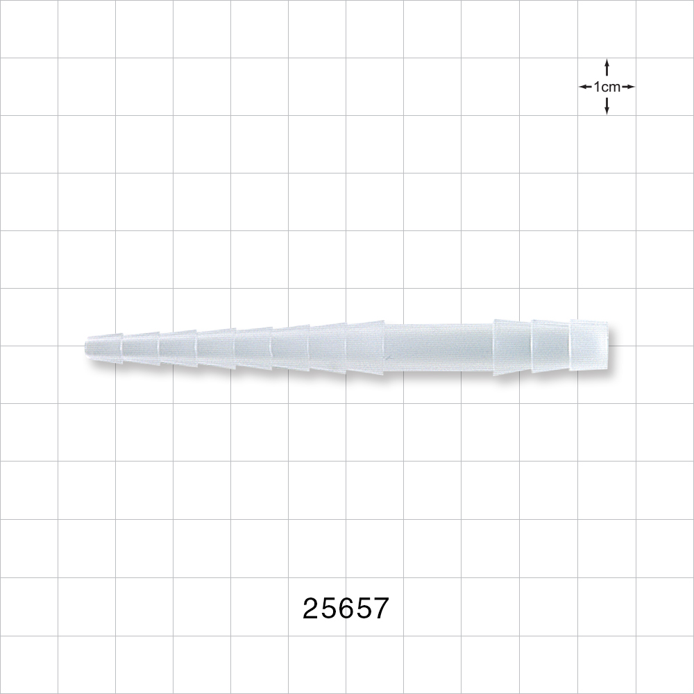 Straight Connector, Reducer, Barbed, Natural