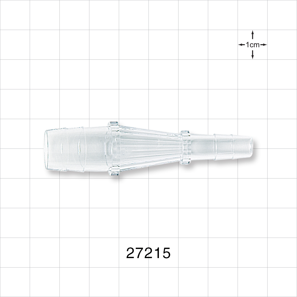 Straight Connector, Reducer, Barbed, Natural