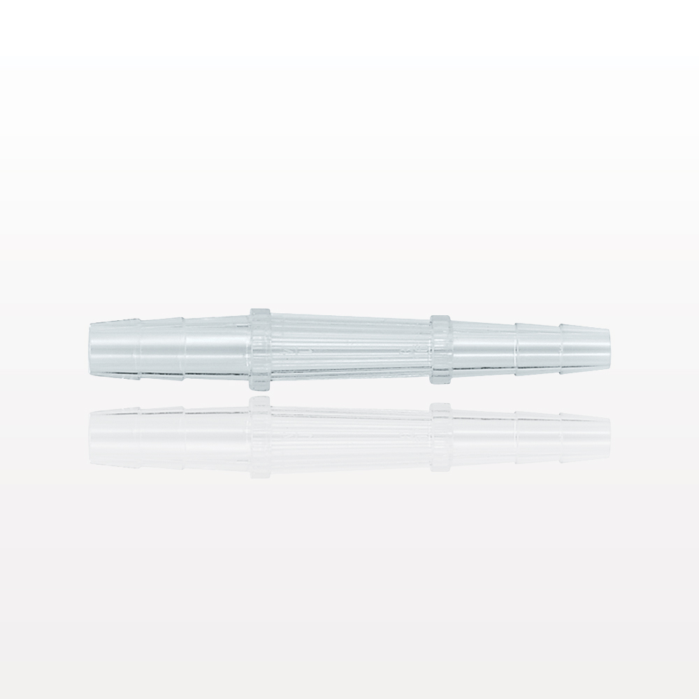 Straight Connector, Reducer, Barbed, Clear