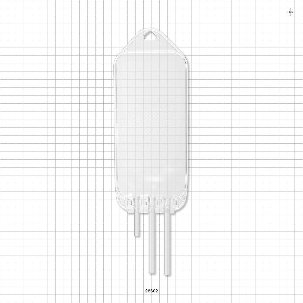 Flexboy® 2D Bag Chamber, 3 Tube Ports, Non-Sterile