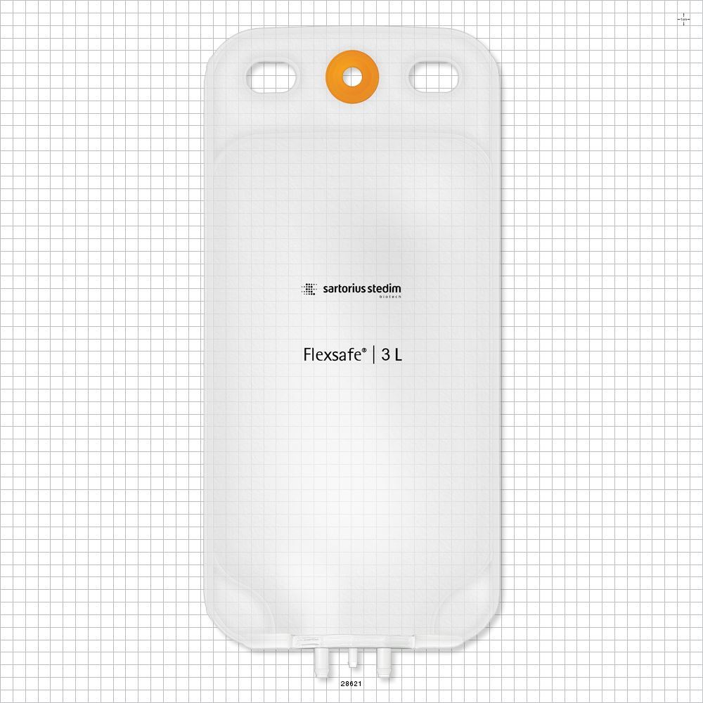 Flexsafe® 2D Bag Chamber, 3 Ports, Non-Sterile