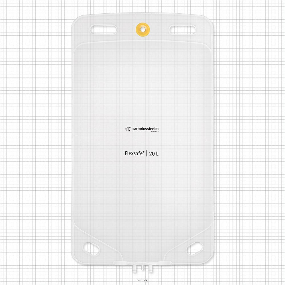 Flexsafe® 2D Bag Chamber, 3 Ports, Non-Sterile