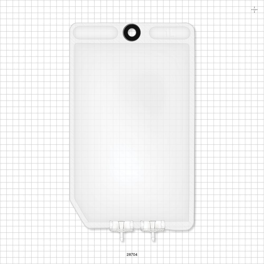 2D Bag Chamber, 2 Ports, Non-Sterile
