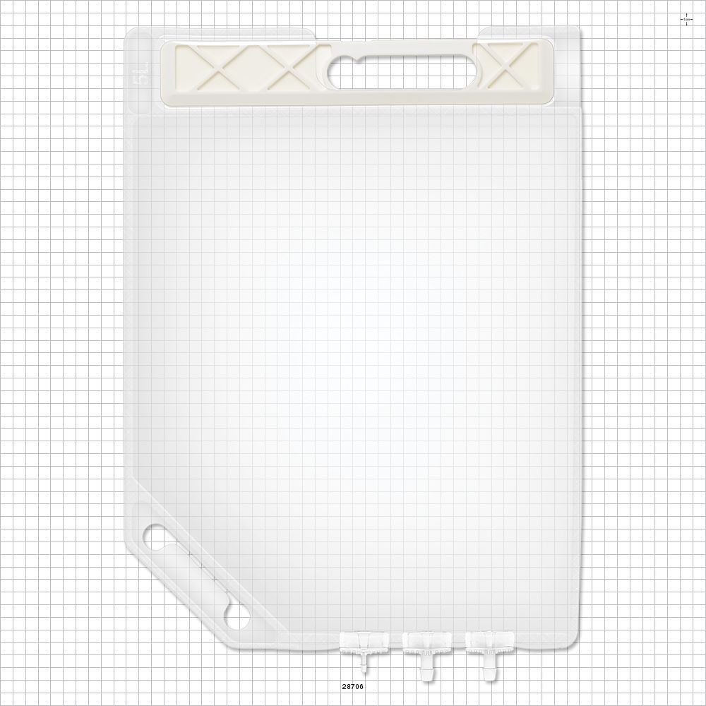 2D Bag Chamber, 3 Ports, Non-Sterile