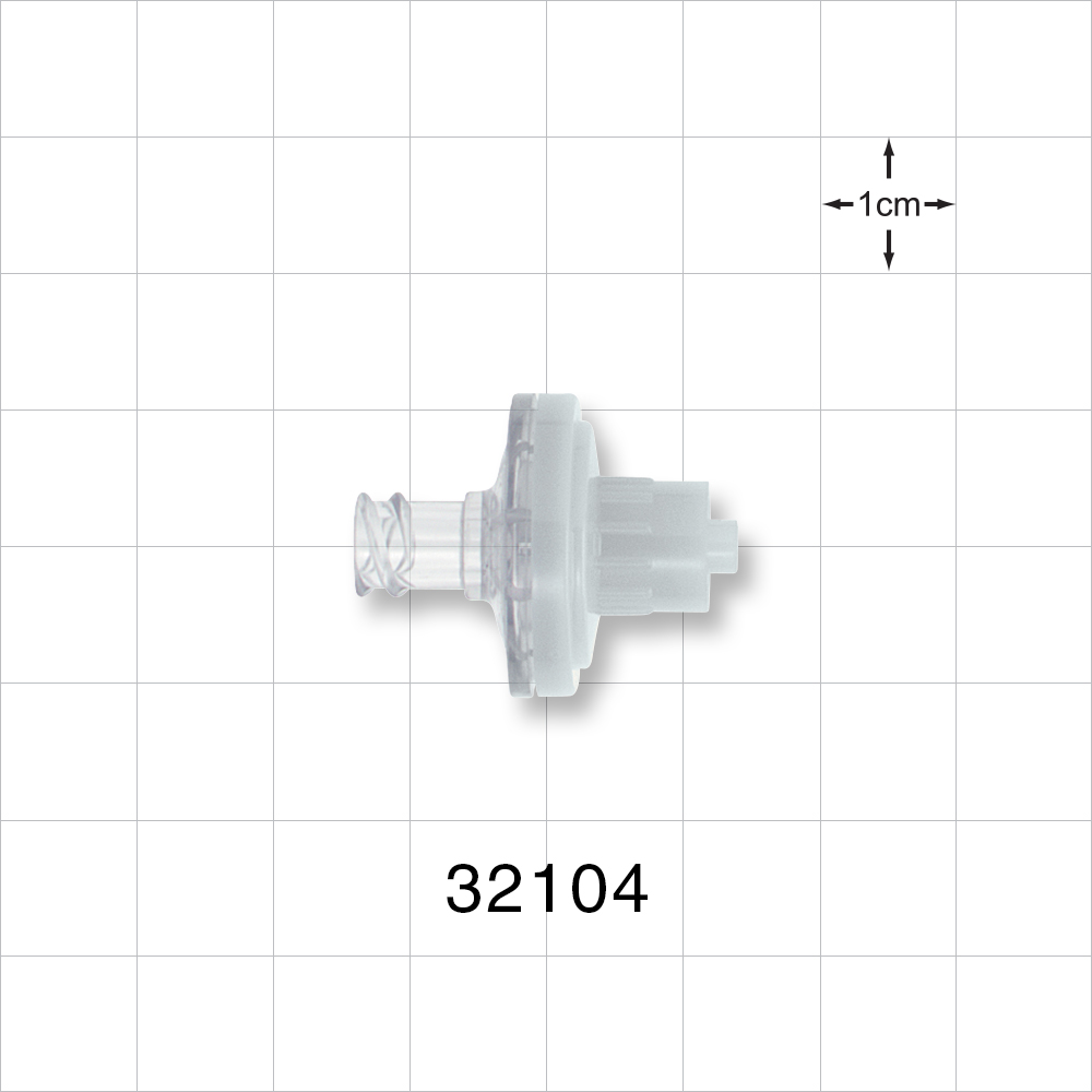 Transducer Protector, Female Luer Lock Inlet, Male Luer Lock Outlet