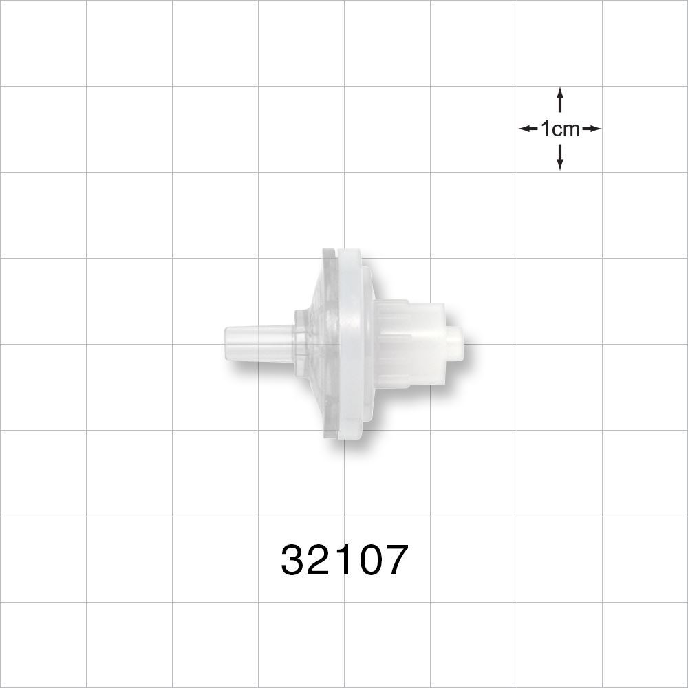 Transducer Protector, Male Luer Slip Inlet, Male Luer Lock Outlet