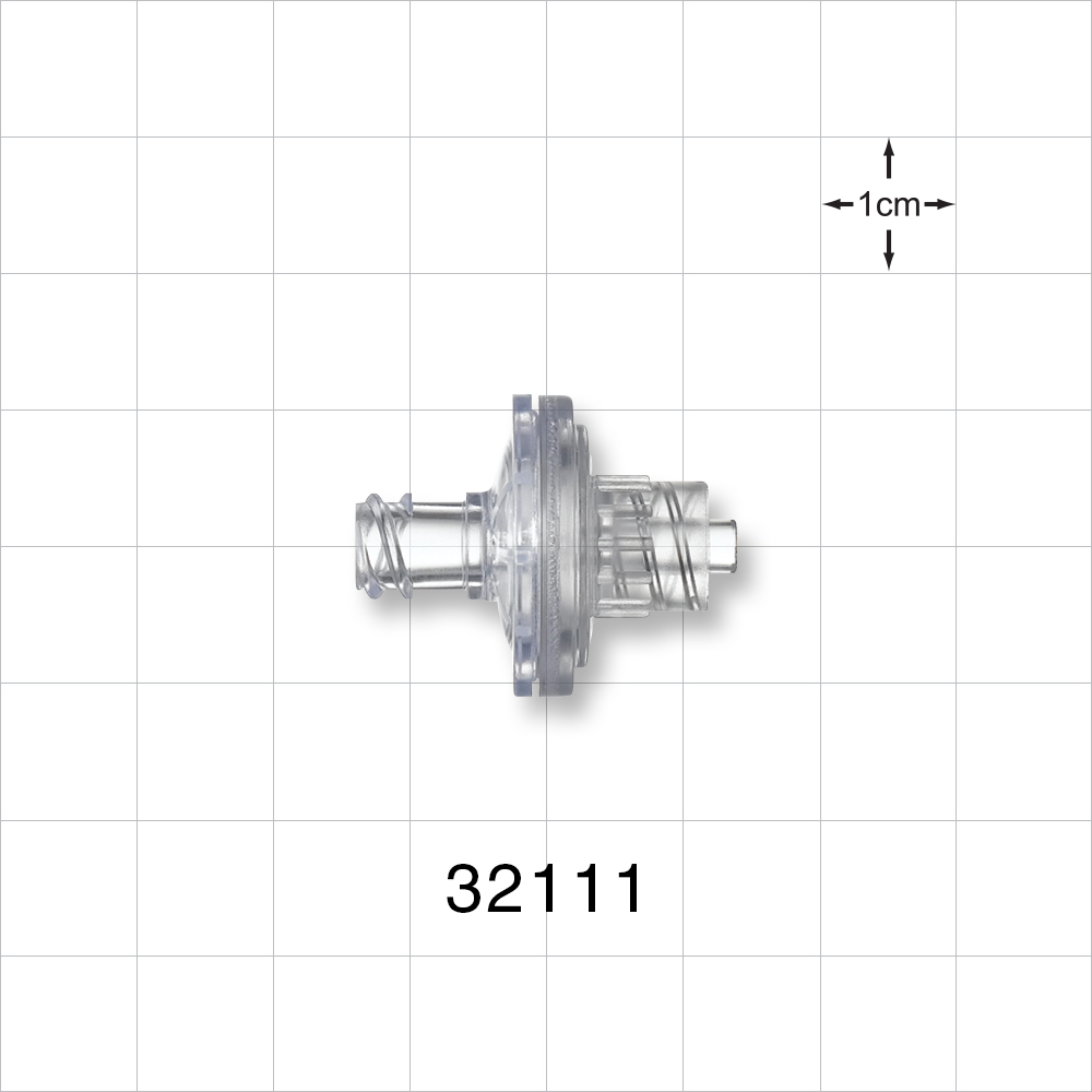 Transducer Protector, Female Luer Lock Inlet, Male Luer Lock Outlet