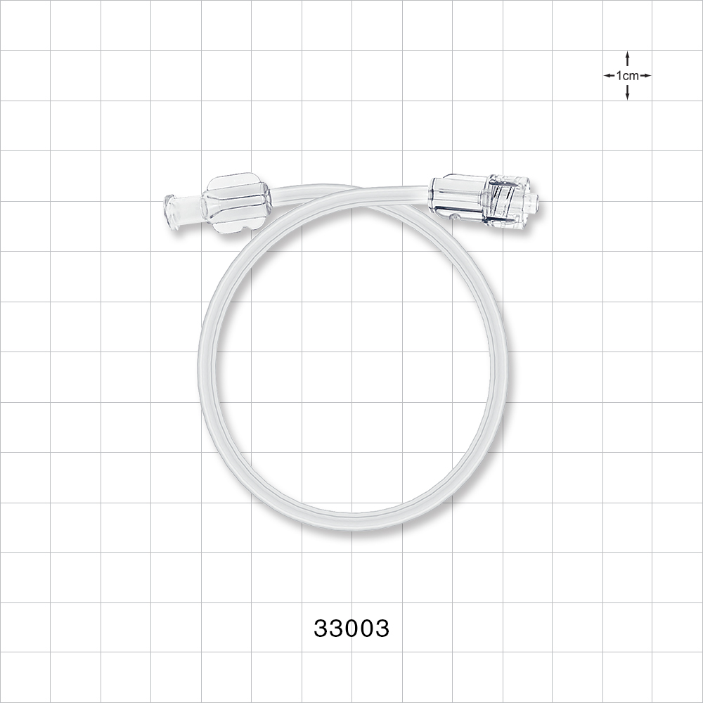 High-Pressure Extension Line, Female Luer Lock to Male Luer Lock