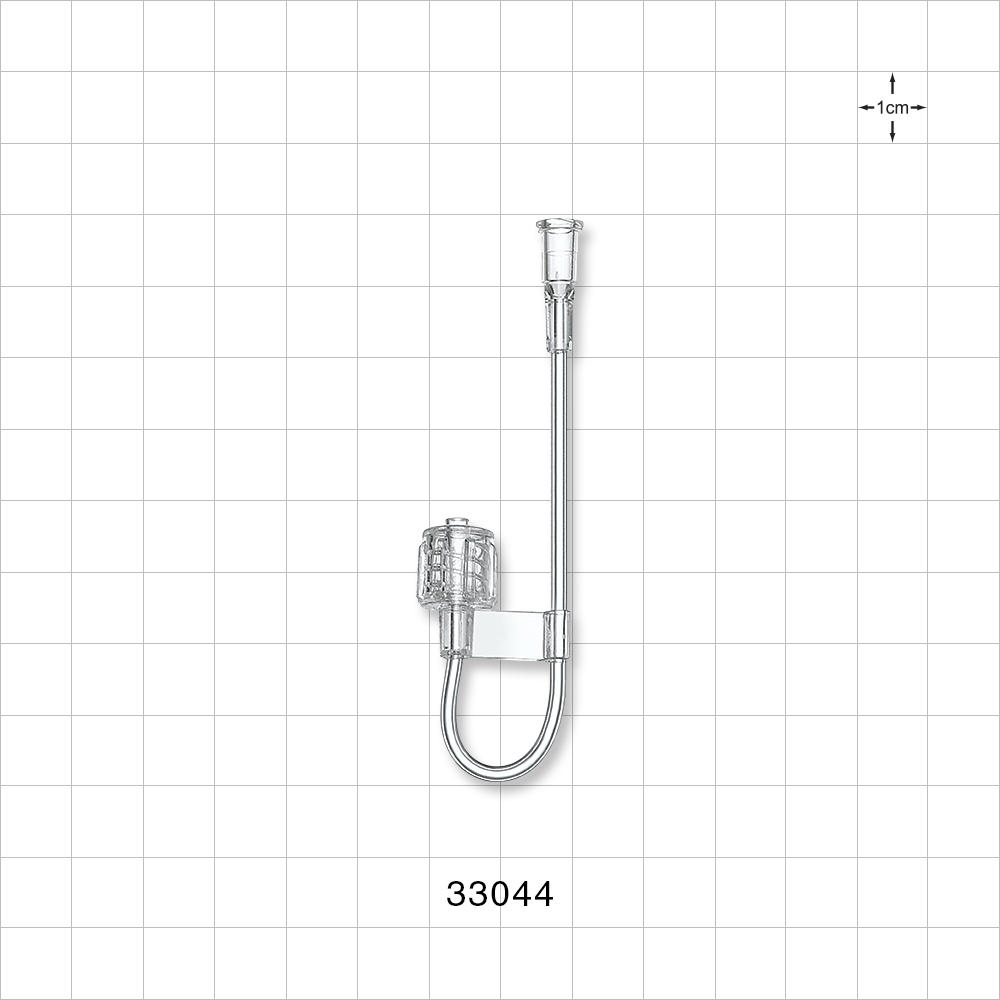 J-Loop Extension Line, Male Luer Lock to Female Luer Lock