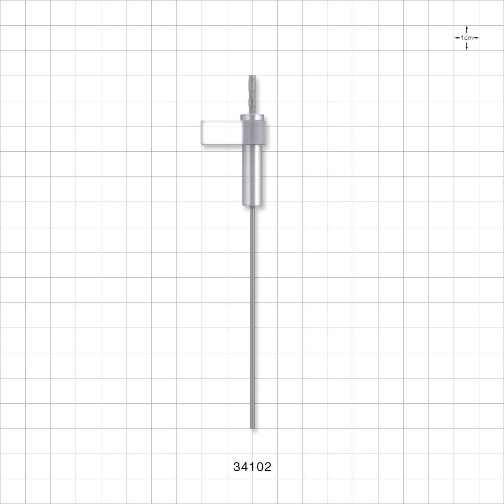 OneShot™ Inova Style Single-Use Filling Needle, 8 mm Hub, Barbed