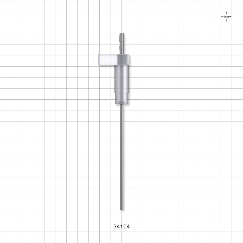 OneShot™ Inova Style Single-Use Filling Needle, 13 mm Hub, Barbed