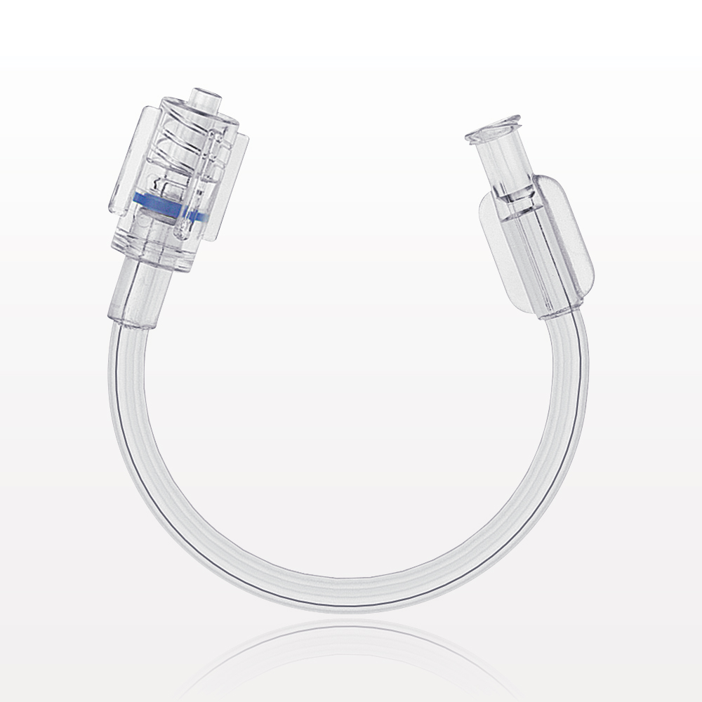 Bonded Non-Braided, High-Pressure Extension Line, Female Luer Lock to Rotating Male Luer Lock