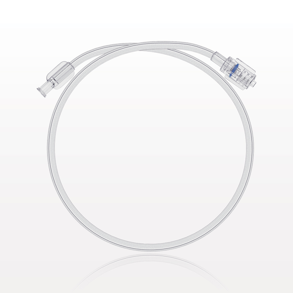 Bonded Non-Braided, High-Pressure Extension Line, Female Luer Lock to Rotating Male Luer Lock