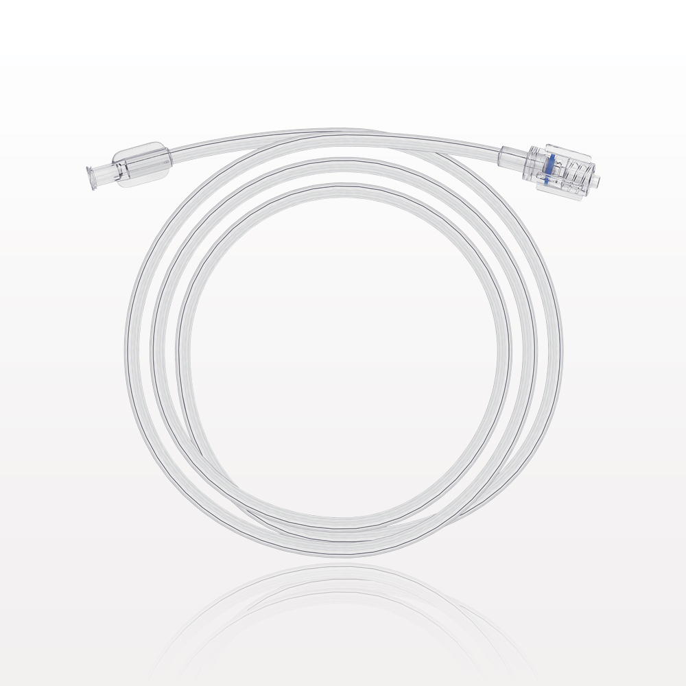 Bonded Non-Braided, High-Pressure Extension Line, Female Luer Lock to Rotating Male Luer Lock