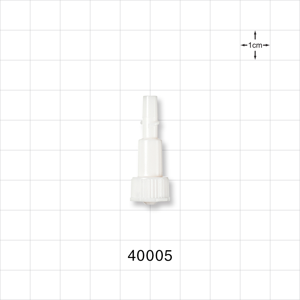 Male ENFit®, ENLock Adapter, White