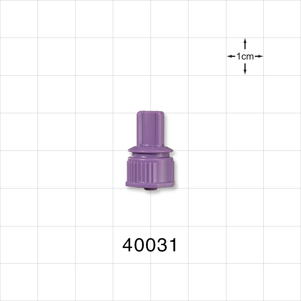 Male ENFit® Connector, Purple