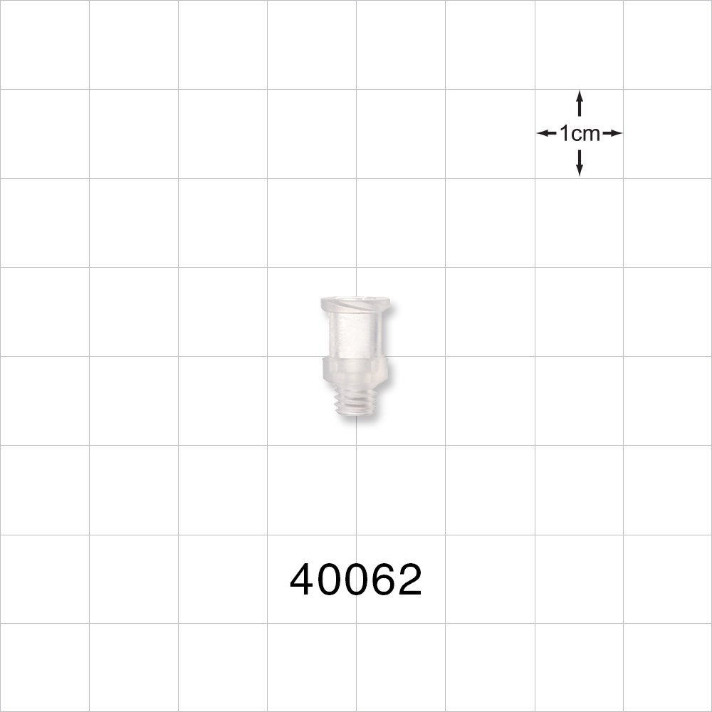 Threaded Connector, Female Luer Lock, Natural