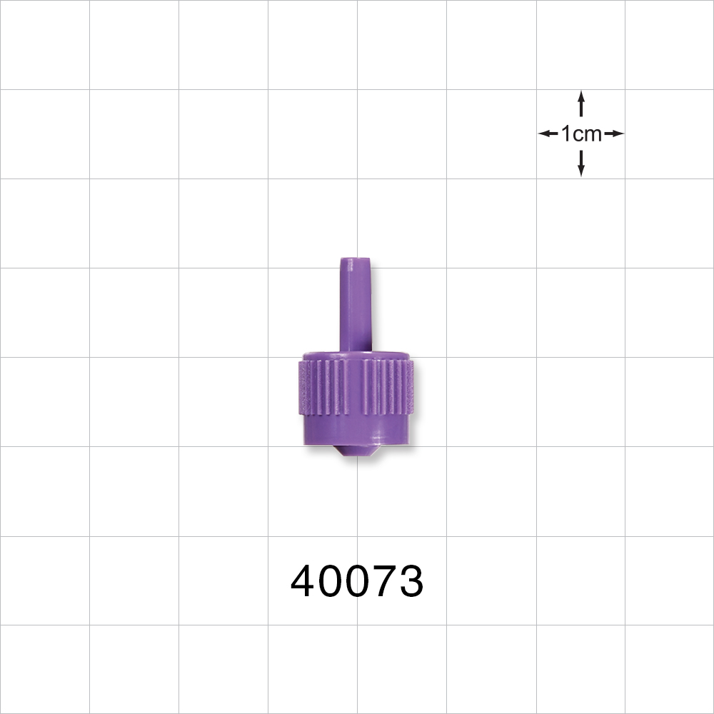 Male ENFit® Connector, Purple