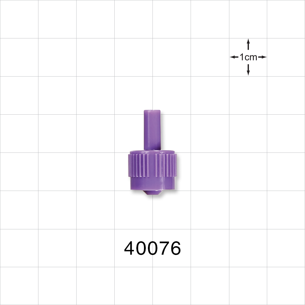 Male ENFit® Connector, Purple