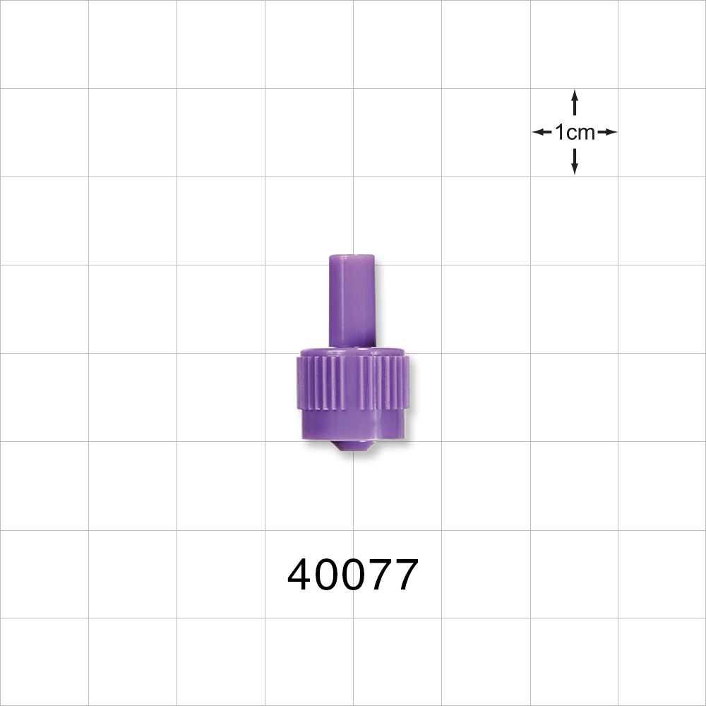 Male ENFit®Connector, Purple