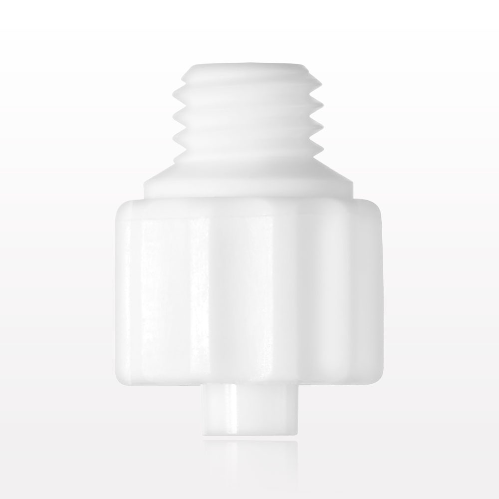 Threaded Connector, Male Luer Lock, White