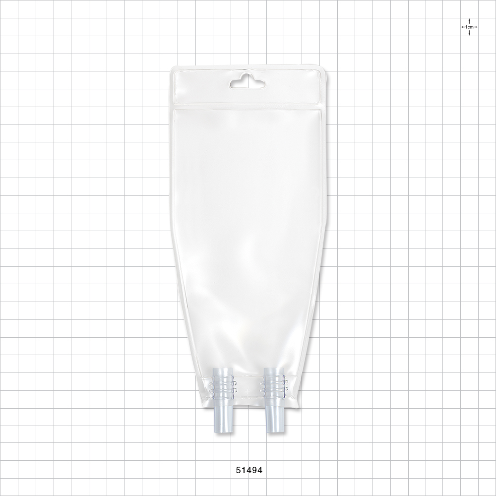 Bag, 2 Tube Ports, Non-Sterile