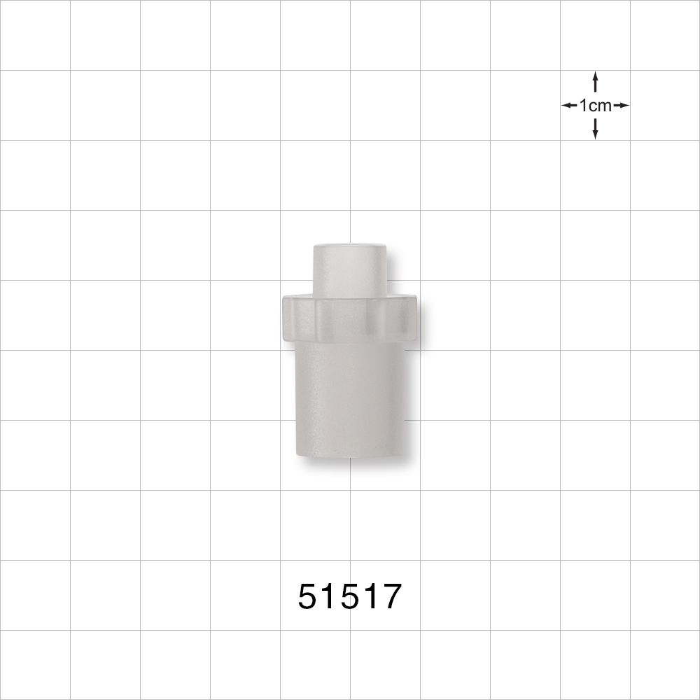 Straight Connector, Reducer, Tubing Port, Natural