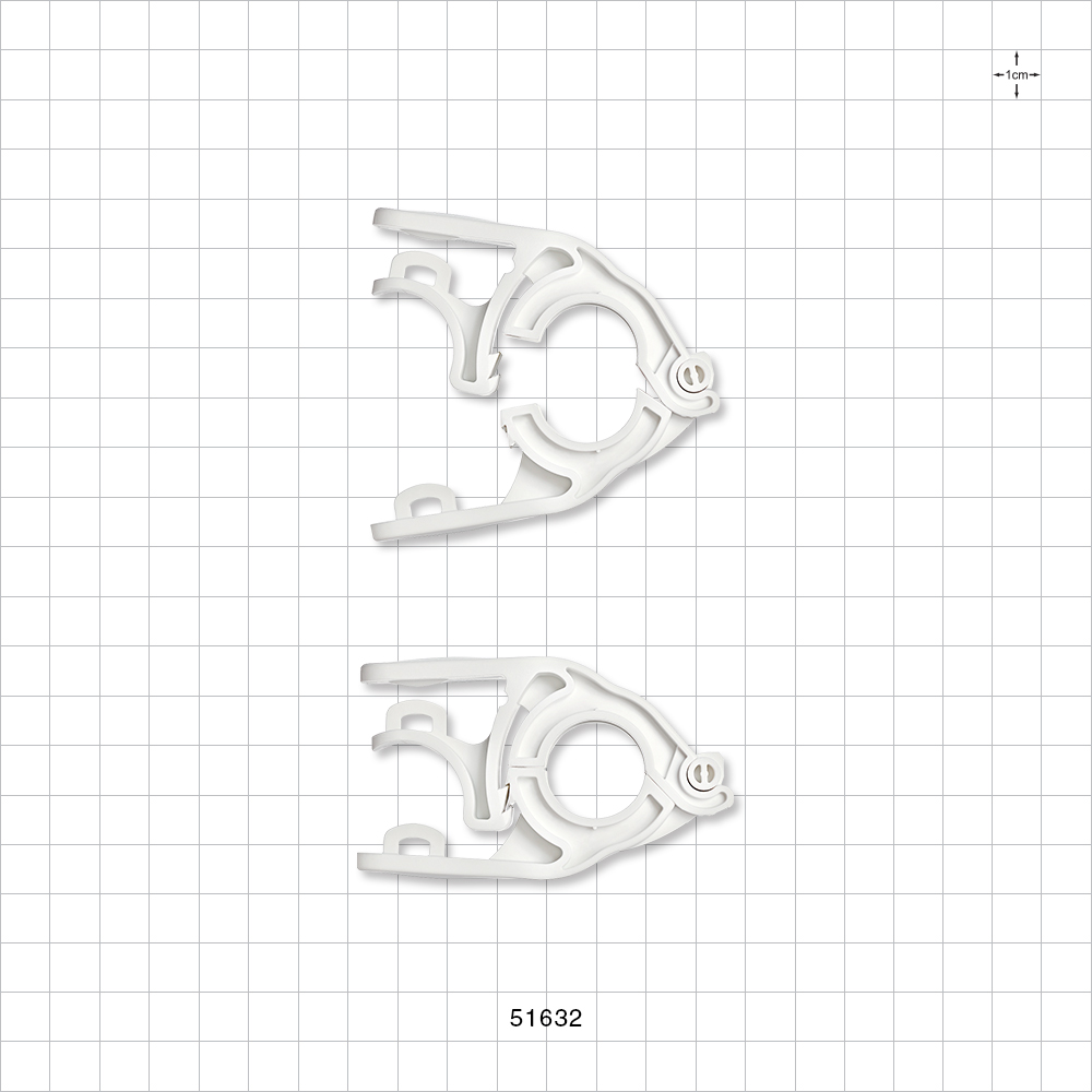 PharmaLok™ Clamp, White