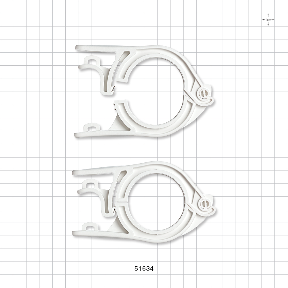 PharmaLok™ Clamp, White