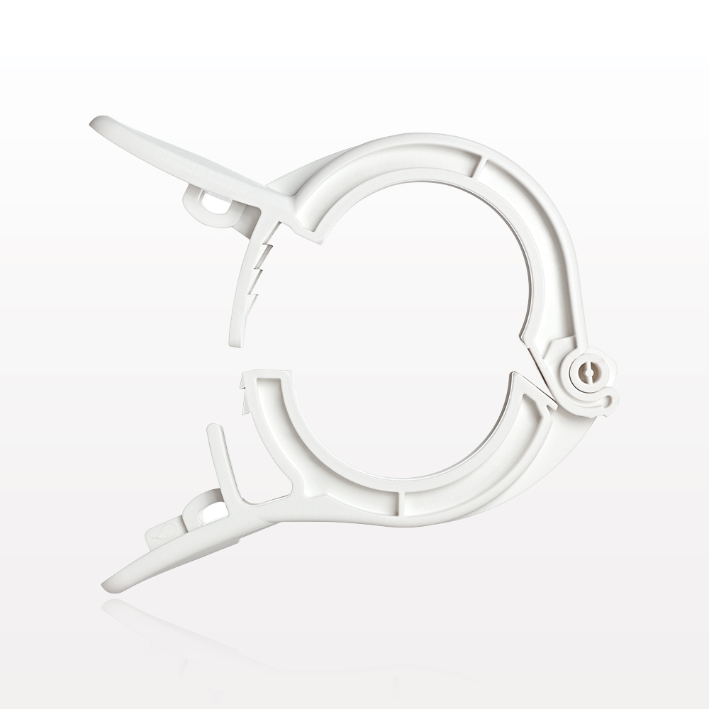 PharmaLok™ Non-Reopening Clamp, White