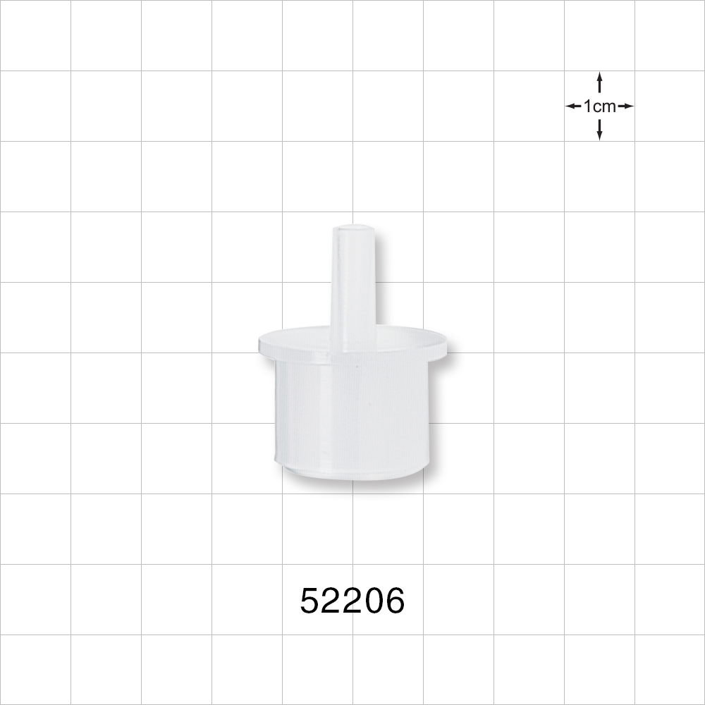 Straight Connector, Reducer, Tubing Port, Natural