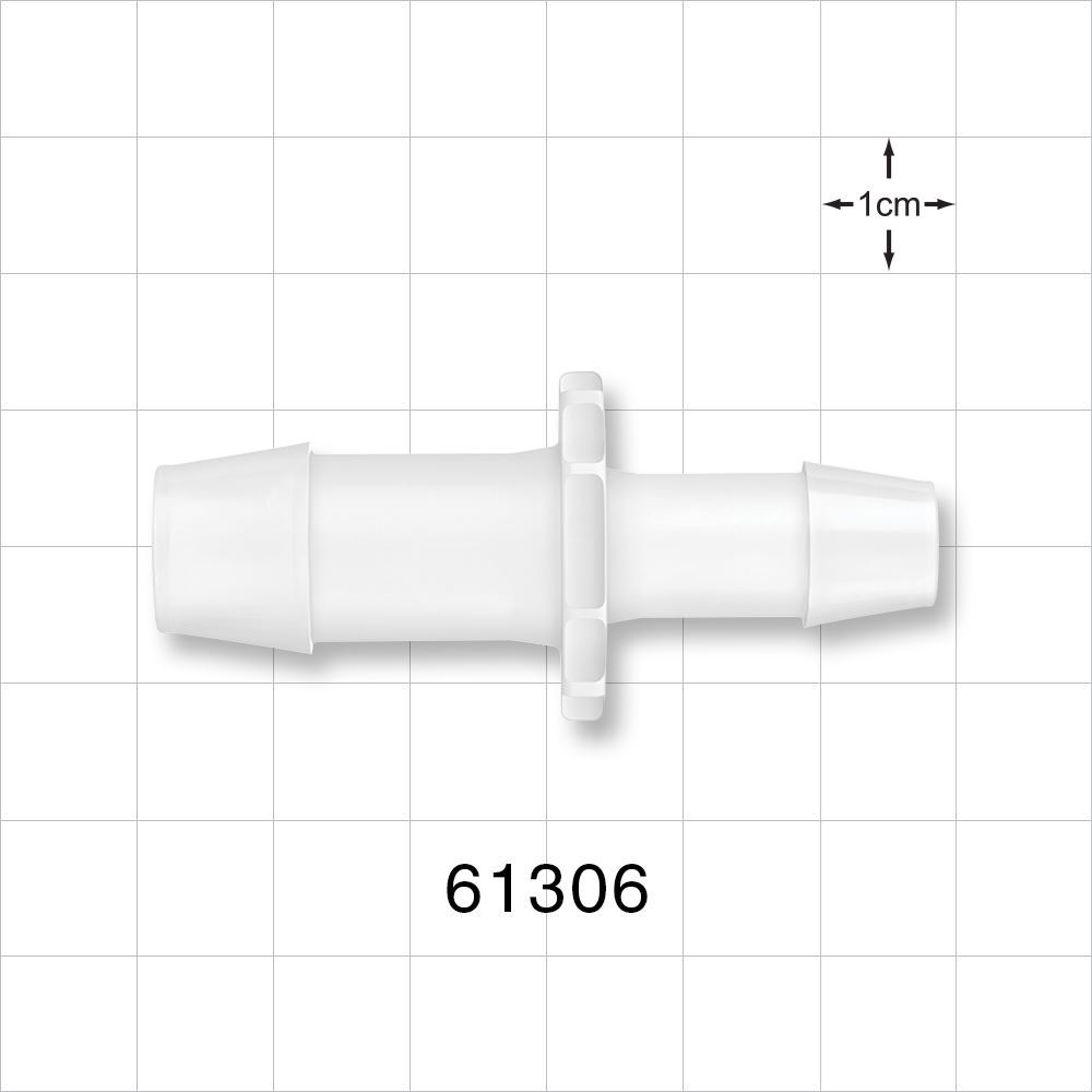 Straight Connector, Reducer, Barbed, Natural